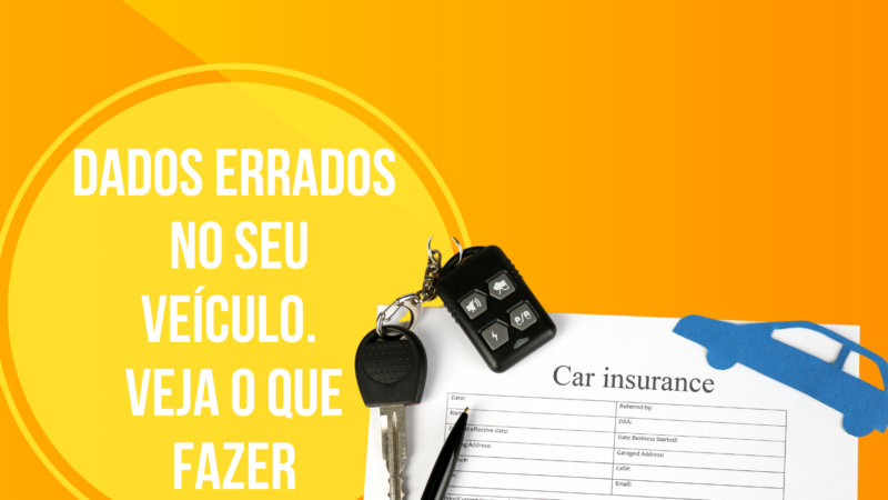 O Que Fazer Se Encontrar Inconsistências Nos Dados Do Veículo