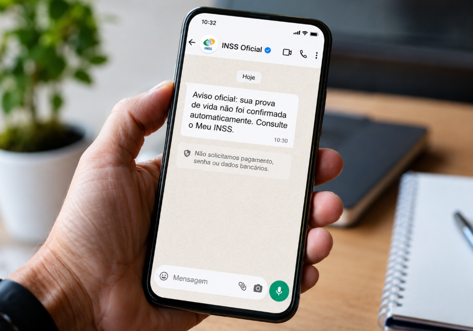 Mensagem do INSS no WhatsApp é verdadeira Veja como confirmar
