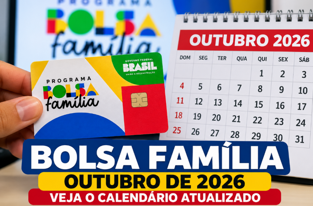 Bolsa Família outubro de 2026 veja o calendário atualizado